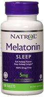 Natrol Melatonin Time Release 5mg Tablets 100 ea ( Pack of 3)