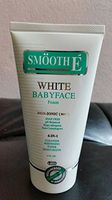 4 FL.OZ Smooth-E White Baby Face Foam Bubble-free facial cleanser