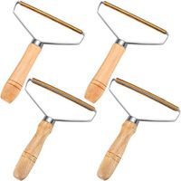 4 Pieces Portable Lint Remover Reusable Double Sided Clothes Fuzz Shaver Fabric Remover Travel Brush for Removing Lint Pet Hair Dust in Clothes and Furniture, 2 Sizes