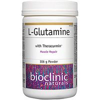 L-Glutamine with Theracurmin 306 Grams - 2 Pack - Bioclinic Naturals
