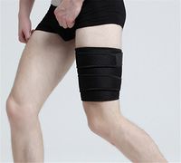 COJOY Adjustable Thigh Compression Support Sleeve Wrap Neoprene Deluxe Recovery Brace for Sore Hamstring Groin Quad Support