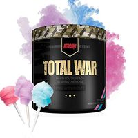 Total War Pre Workout - Xtreme Energy Preworkout Powder - Energy Drink Mix Powder Supplement - Nitric Oxide Booster, with Caffeine - Newly Formulated - Cotton Candy - 30 Serving