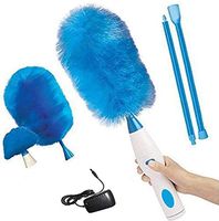 LCYCN Electric Spin Duster 360 Degrees Rotatable Dusting Brush,Hurricane Feather Duster Motorized Dust Wand,Super Strong Absorption No Dead Corner Easy to Use Housekeeping Supplies