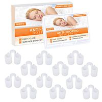 Breathing Relief Nasal Dilator - Pack of 12 Medium Size Soft Silicone Cone Vents, Anti Snoring Nose Vents - Simple Snoring Solution for Nasal Breathers - by Mobi Lock Beauty