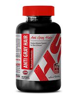 Folic Acid 1000 mcg - Anti Gray Hair Natural Formula - Improve Hair Health (1 Bottle)