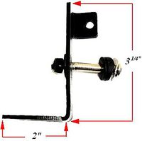 Drive Replacement Parts for Rollator Model 10257 (6. Wheel Brake- Right)