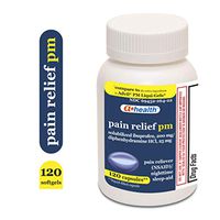 A+ Health Ibuprofen PM Softgels, Pain Reliever/Nighttime Sleep Aid (NSAID), Made in USA, 120 Count