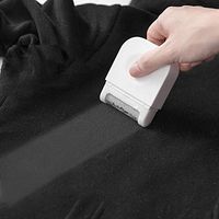 LanLan Sweater Pill Remover Fabric Defuzzer - Shaver Mini Portable Handheld Lint Clothes Sweater Shaver Remover Dust Lint Remover for Fluff Fuzz Fabrics White