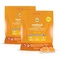 Method Laundry Detergent Packs, Ginger Mango, 24.7 Ounce (Pack of 2)