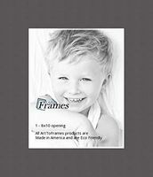 ArtToFrames MAT-154-19x27-Charcoal Cinder/Charcoal Mat for Picture Frame, 19x27,