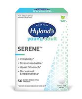 Stress and Tension Headache Relief, Hyland’s Young Adult Serene, Relief of Feelings of Anxiety, 50 Quick Dissolving Tablets