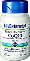 Life Extension COQ10 Super Ubiquinol 100mg with Enhanced Mitochondrial Support, 90 Softgels