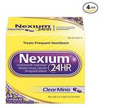 Nexium 24HR Capsules Clear Minis - 14 ct, Pack of 4
