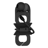 Boom Wrap in-Ear Headphones with Mic, Black/Blue