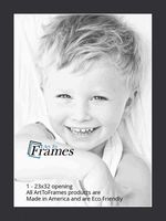23x32 Smooth Black / Black Custom Mat for Picture Frame with 19x28 opening size (Mat Only, Frame NOT Included)