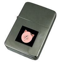Engraved Lighter Piglet Pig Face