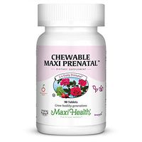 Maxi Health Chewable Prenatal Multivitamins, Cherry Flavor, 90 Chewies, Kosher