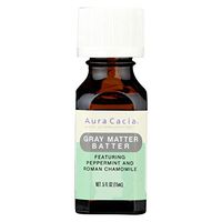 Aura Cacia, Essential Oil Gray Matter Batter, 0.5 Fl Oz
