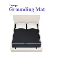 Therapy Grounding Mat, Breathable Earthing Mats Plus Grounded Cord Earthing Products Kit for Better Sleep, EMF Protection, Reduce Inflammation Sleeping Sheets Pad (54"x71" Full Size)