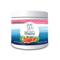 UCAN Hydrate Electrolyte Drink Mix Jar - Watermelon, Sugar Free, 0 Carbs, 0 Calories, Gluten-Free, Non-GMO, Vegan, with 5 Key Electrolytes, (30 Servings)