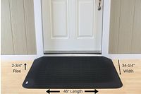 EZ Edge Transition Threshold Ramp - 2-3/4" H x 34-1/4" L x 46" W