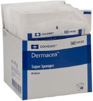 Dermacea 100% Cotton Super Sponges, Medium