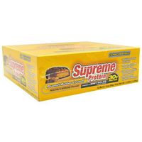 Supreme Protein Carb Conscious Quadruple Layer Protein Bar Peanut Butter Crunch - 12 Bars x 3 oz. (86g) 2.3 lbs. (1032g)