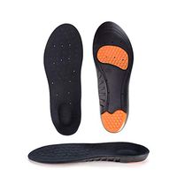 Shoe Insoles Women Men Relieve Plantar Fasciitis Heel Spurs & Foot Pain Sports Shock Absorption Shoe Inserts Memory Foam Breathable Shoe Insoles (M: Men’s 5.5-8 / Women’s 6-8.5)