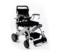 PLLP Medical Rehab Chair, Wheelchair,Intelligent Lightweight Electric Wheelchair,Compact Power Chair, Folding Carry Electric Wheelchairs, Durable Wheelchair (Net Weight 50 Lbs)