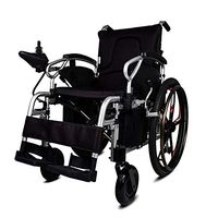 ZXOIHH Adapt to A Variety of Pavements Disabled Elderly Portable Powerchair,Powered Wheelchair Foldable 320W2 Double Motor Seat Width 46Cm 360° Joystick