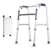 Walkers Lxn Silver Adult Standard Folding Small with 5 Inch Wheels (Size : C)