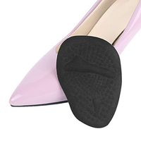 HuntGold 2 Pairs High Heels Pads Breathable Ball of Foot Cushions Inserts Polyester for Women- Black