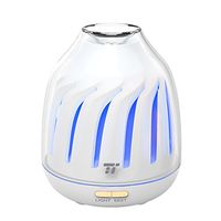 TaoTronics Mini Oil Diffuser 120ml, Easy Use Ultrasonic Air Diffusers for Essential Oils, Aromatherapy Essential Oil Diffuser with Auto Shut-off, 5 Color LED Lights BPA-free for Home Office