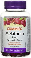 Webber Naturals Webber Naturals Melatonin, 5 Mg Gummy 90 Count
