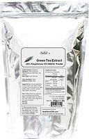 NuSci Green Tea Extract Bulk Powder Standardized 98% Polyphenols and 50% EGCG GMO Free Non-Irradiated (500 Gram (1.1 lb))