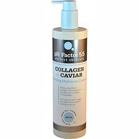 PH Factor 5.5 Anti-Aging Collagen Cream for face and body. Firming cream with Plant Collagen, Caviar Green Tea, Vitamin E, and Aloe Vera. Large 16oz bottle with pump.