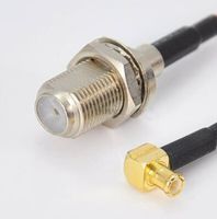HAKA RF Coaxial Cable F Female to MCX Male Connector RG174