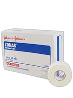 Johnson & Johnson JJ5104 Zonas Porous Adhesive Tape, 1" x 10", White (Box of 12)