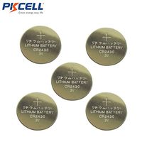 CR2430 2430 DL2430 ECR2430 Coin Li-ion Cell Button Battery 5pcs