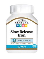 21st Century Slow Release Iron Tablets, 60 Count by 21st Century