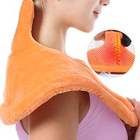 zinnor USB Electric Heated Shawl, Winter Soft Hot Warming Wrap, Neck Shoulder Heating Blanket Pad