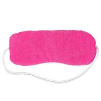 Bed Buddy Aromatherapy Eye Mask with Warm and Cold Therapy for Stress Relief - Microwave-Safe Eye Pillow & Sleep Mask, Pink Color, Lavender & Rose Scented