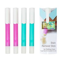 DCKR Instant Stain Remover Stick Pens - Tough Stains The Complete First Aid for Stain Spot Pen (Pink + Mint 4 Pack)