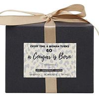 40th Birthday Gift - Citrus Candle - Wrapped Lime, Grapefruit, Lemon Soy Scented Candle - Playful Birthday Gift for Women