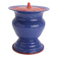 LIN-rlp Bedpan Enamel Urinal Basin Old Man Can Move from Night Bucket Chamber Pot Urine Buckets Thickened High Adult Pregnant Woman with Lid /15.75inches