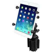 RAM MOUNTS (RAP-299-3-UN8U Ram-A-Can Ii Universal Cup Holder Mount with Universal X-Grip Ii Holder for 7" Tablets Including The Ipad Mini 1-3