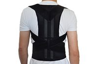 Adjustable Posture Corrector, Back Shoulder Lumbar Waist Supporting Brace Belt, Medical Device to Improve Bad Posture, Round Shoulder, Thoracic Kyphosis, Back Pain Relief for Men and Women (L)