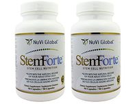 Stemforte - 2 Bottles - 90 Caps - Best Advance Stem Cell Nutrition - Promotes Natural Release of Adult Stem Cells for Overall Well-Being. Multiple Benefits: Increase Energy, Focus, Mood.