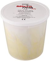 Sammons Preston Micro-Fresh Putty, Antibacterial, Antifungal, and Antimicrobial Therapy Putty for Hands and Feet Exercises, Tendonitis, Arthritis, Color Coded Non-Toxic Clay, Soft, Yellow, 5 Pounds
