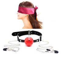 Sleep Eye Mask Blindfold and Open Breathable Plastic Play Ball For Men Woman